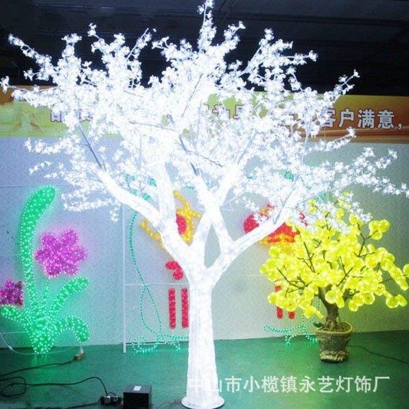 LED滴胶发光树庭院灯LED树薄利多销！