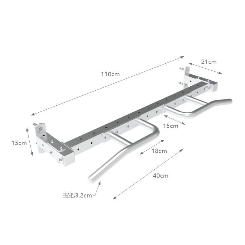 正品际不锈钢门上多把位单杠东家用上引健体向单杆拉力绳吊环款身
