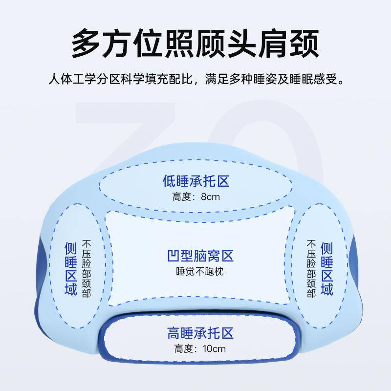 3D枕头护颈椎记忆枕侧睡舒适高低枕颈椎枕护颈枕记忆棉枕头枕芯
