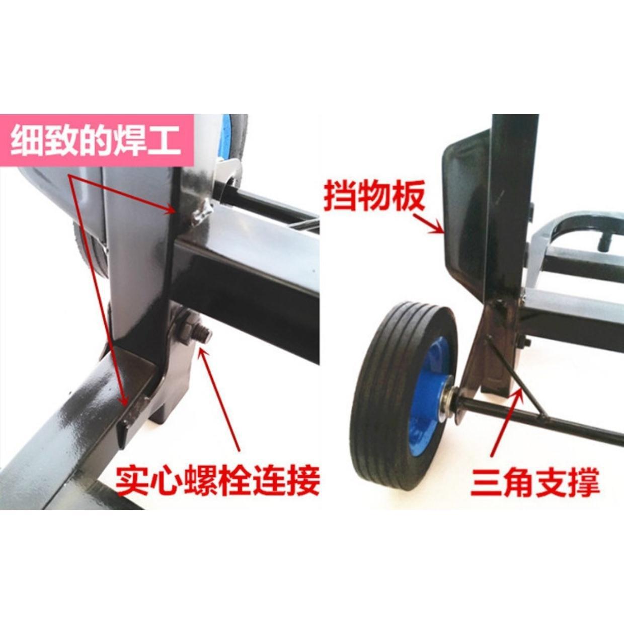 折叠便携行李车买菜拉货拉水重手拉车家大号行李载拉杆钢板用2025