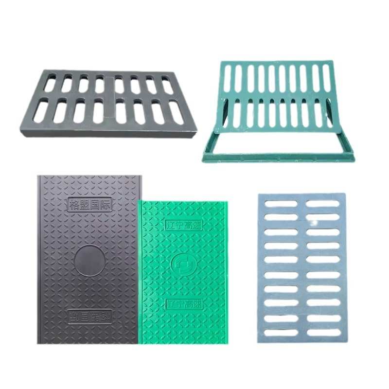 盖板沟槽式盖板高分子篦子扣市政电缆树脂井盖排水沟复合树脂雨水