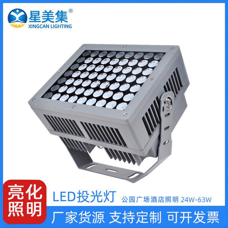 24W40W63W公园LED景观投射灯户外亮化工程庭院绿化灯