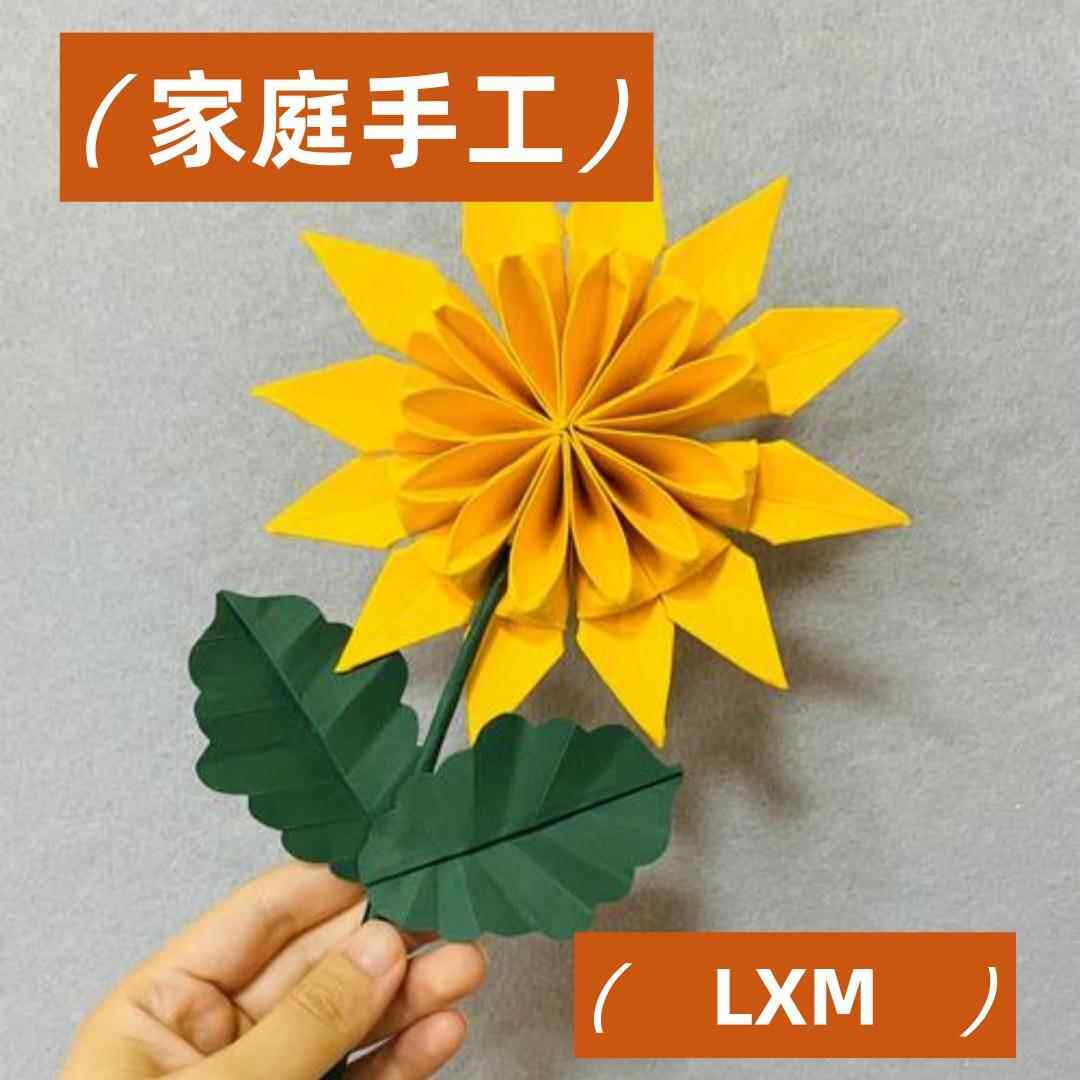 【家庭手工】创意礼品-手工向日葵花-可可金榜