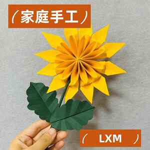 【家庭手工】创意礼品-手工向日葵花-可可金榜