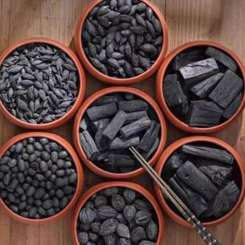 煮茶碳小块炭围炉煮茶炭家用煮茶木炭橄榄炭核桃炭乌榄炭龙眼炭