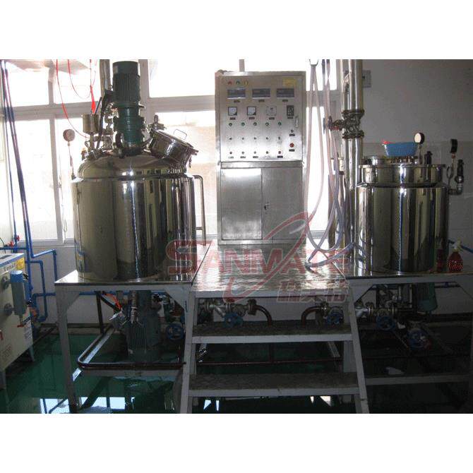 高速剪切乳化搅拌机 蒸汽加热真空型搅拌机 300L剪切乳化均质机