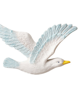 地中海和平鸽背景墙仿真装饰摆件