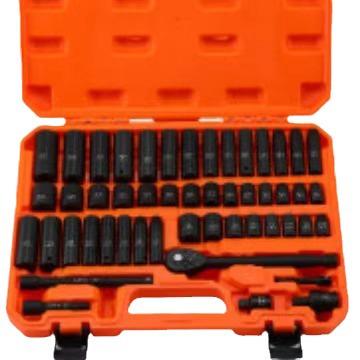 KT3/8系列50pc48件气动套筒全套套装DT长短套筒组风动套筒37PCS