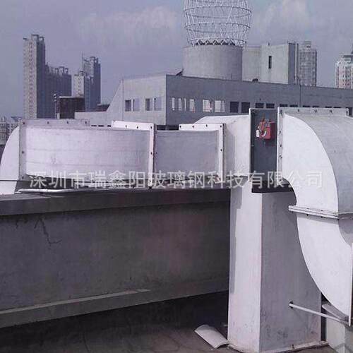 厂家不燃型无机玻璃钢通风管道地下室车库通风排烟管道复合玻美风