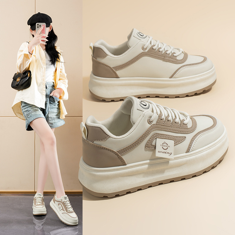 ins女鞋透气小白韩版百搭老爹鞋