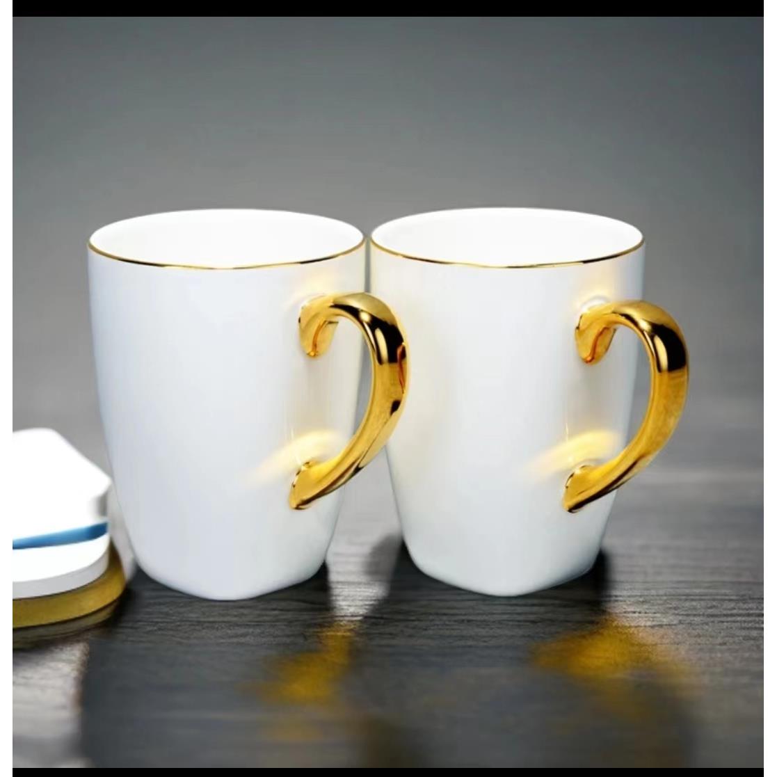 莲之莲情侣漱口杯单杯骨瓷陶瓷卫浴牙刷杯刷牙杯牙缸洗漱杯子水杯