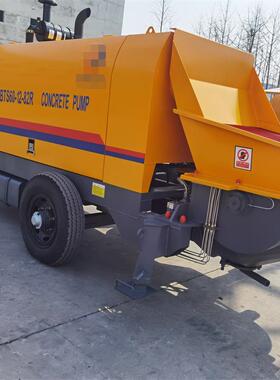 HBT6013C-5S拖式混凝土泵拖泵114KW发动机地泵60泵机