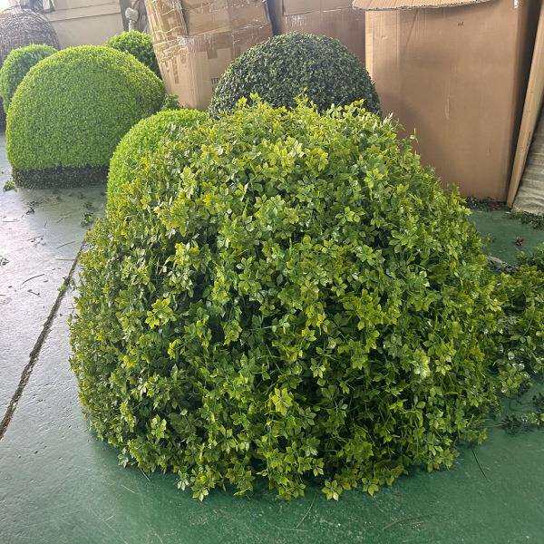 户外绿植井盖遮挡装饰品绿植球仿真绿植含羞草草球装饰米兰草球