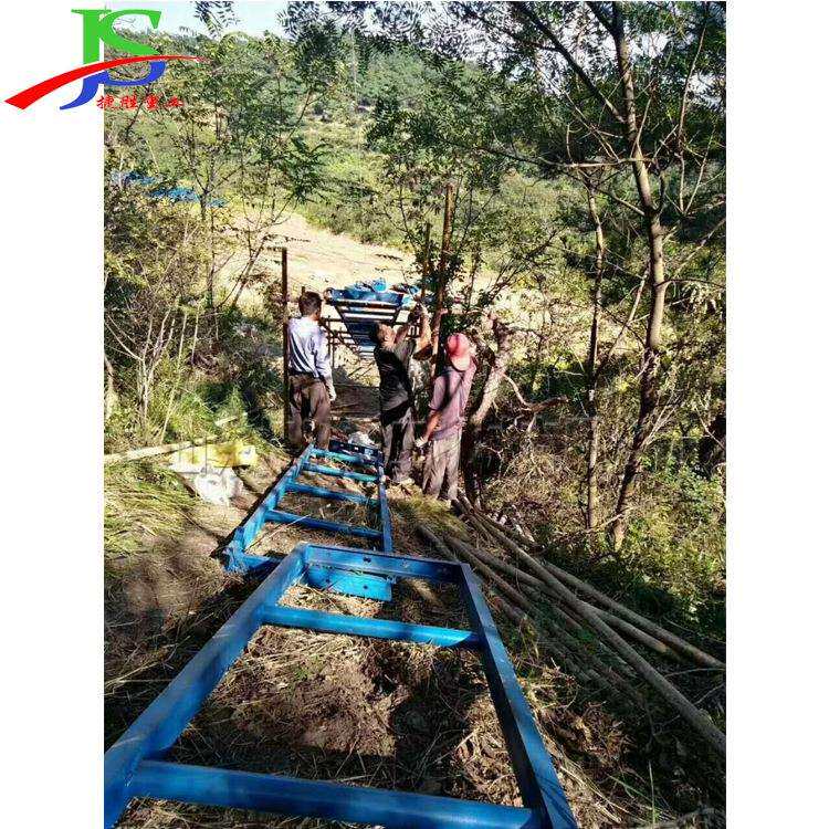 建筑工地低噪音爬山虎上料提升机运输砂浆加气砖简易斗式提升机