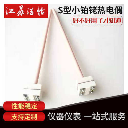 S型小铂铑热电偶 刚玉管小铂铑热电偶 铂铑热电偶WRP-100型铠装