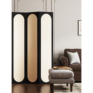 屏风隔断客厅折叠移动办公室卧室遮挡家用房间直播背景装 饰折屏