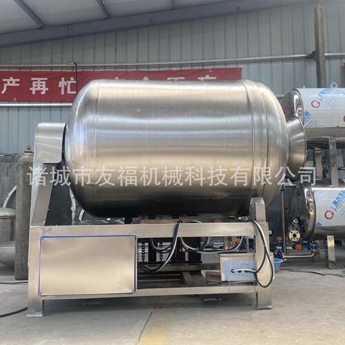 肉类鱼类大型腌肉机快速入味鸭头鸭脖自动腌制设备真空负压滚揉机