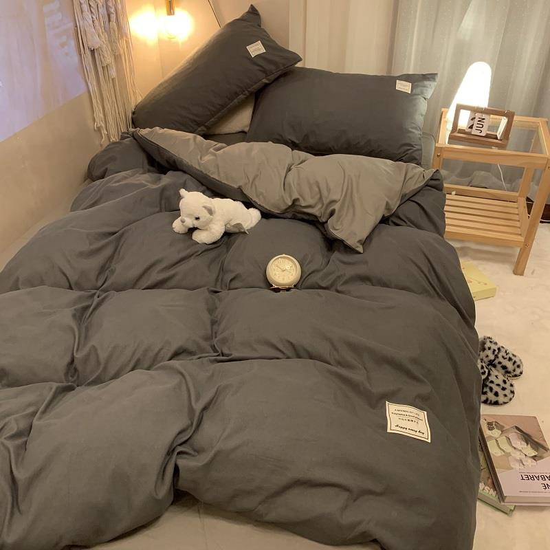 高档韩式INS新清白色被套公主风床单床床款上四件套笠4学生宿舍三