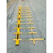 道闸栅栏杆小区大门栏杆停车场起落杆门铝合金栅栏式 八角杆挡车杆