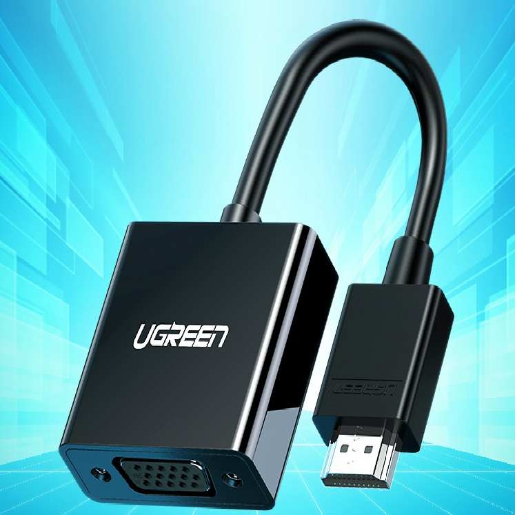 hdmi /黑色 60738vgahdmi转换器母公转 vga12cm联转 黑色cm270绿