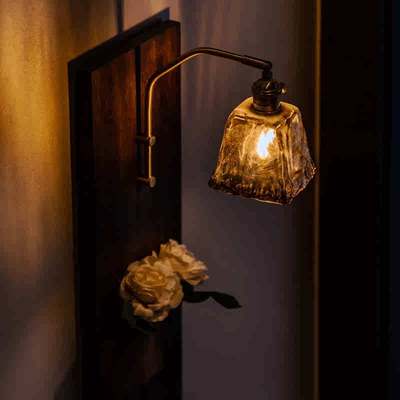 灯床头灯充电式壁灯复古卧室背景客厅中古批发法式装饰灯vintag墙