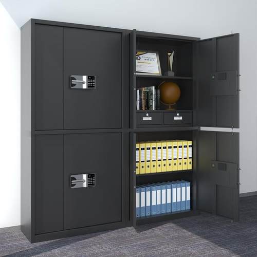 加厚密柜电档子保密码锁文S18889件柜资料储物案柜国保指纹智能保