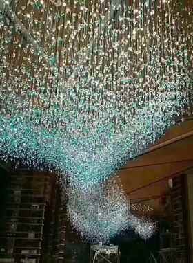 定86843制酒容店楼形处大堂工程灯宴会厅水售晶吊灯别墅豪宅美院