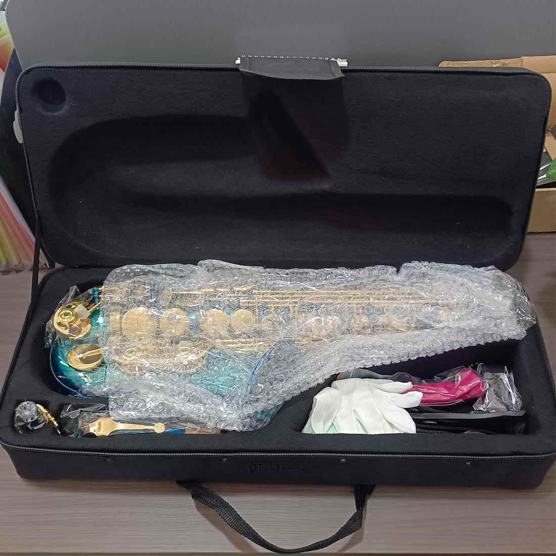 跨e境演奏型中音萨克斯厂无品牌/家降调萨克乐器人儿童成初学萨克