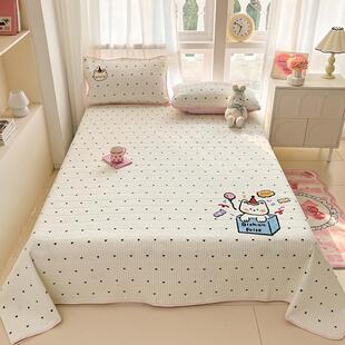 新款云感超柔水洗棉毛巾绣夹棉床盖三件套网红款家用柔软舒适床品