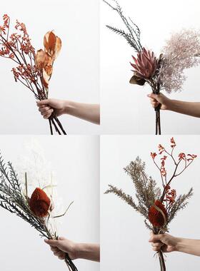 采购产品人造花，假花，干树枝，干花瓣，花束，插花，定制的客厅