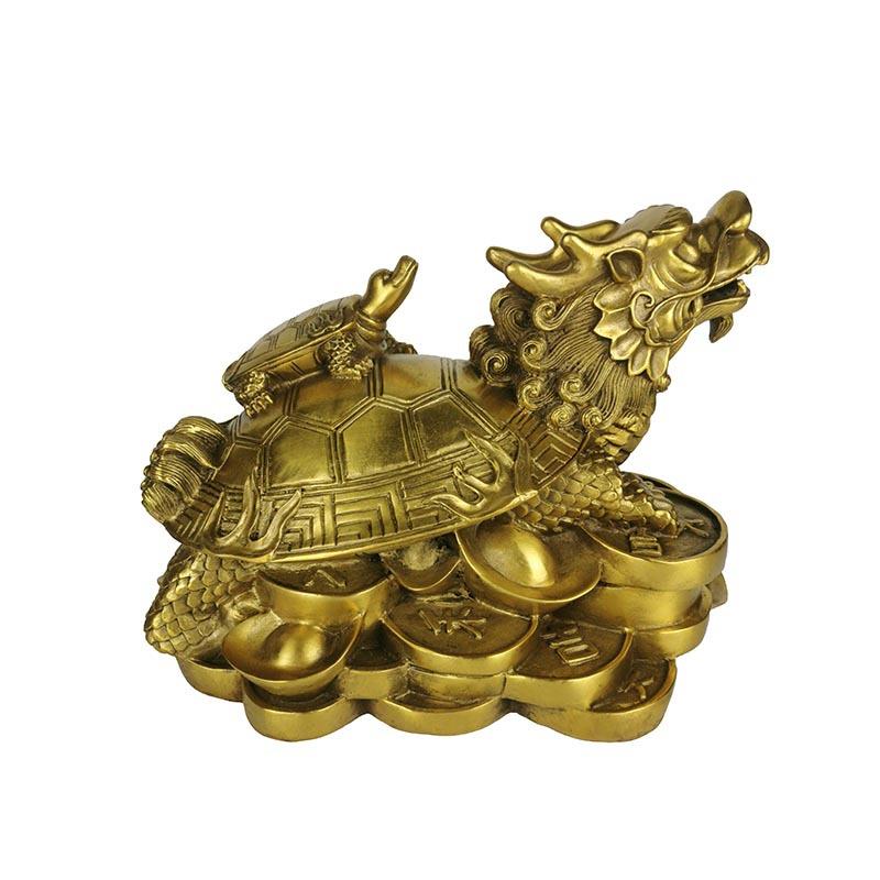 铜粉之家 龙龟铜器摆件母子龙龟龙头龟铜器工艺品