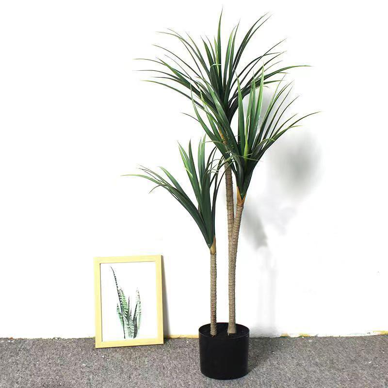 仿栽真植物龙舌CF0074兰剑兰盆装室内客厅摆件型落地大绿植服店装