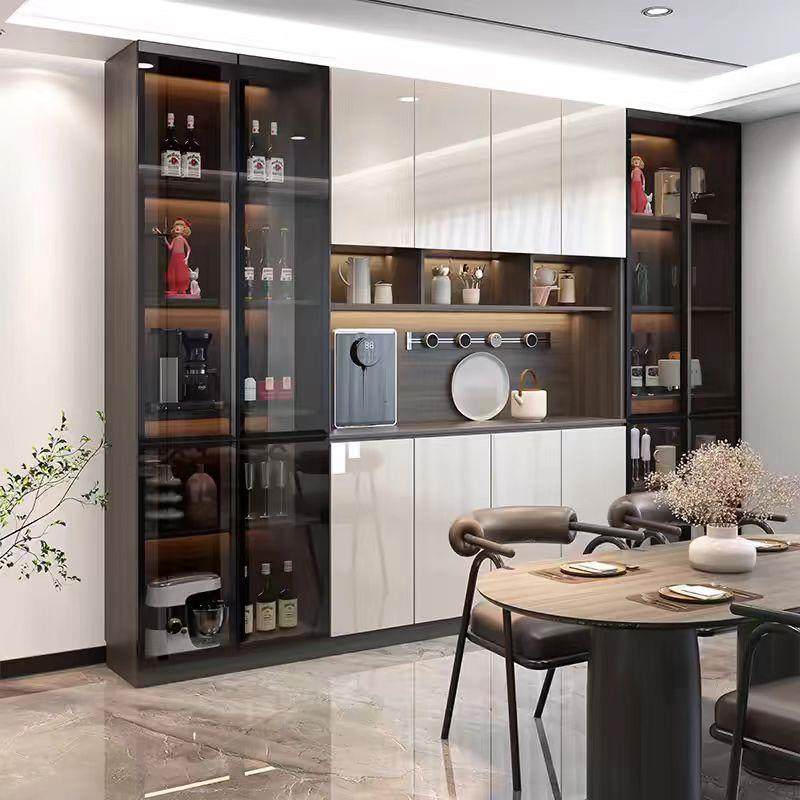 定制现代简约餐柜酒柜一体靠墙家用客厅厨房高柜茶水柜收纳柜,住宅家具,餐边柜,淘宝优惠券,粉丝福利购,淘宝优惠卷