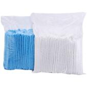 一次性帽子无纺布条形PP蘑菇帽整箱防尘防掉发透气厨师实验食品帽