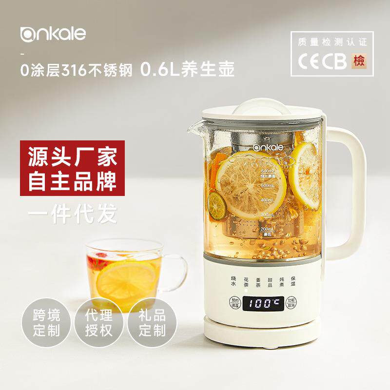 养生壶小型办公室玻璃烧水壶mini一人新款迷你煮水壶炖煮电热水壶