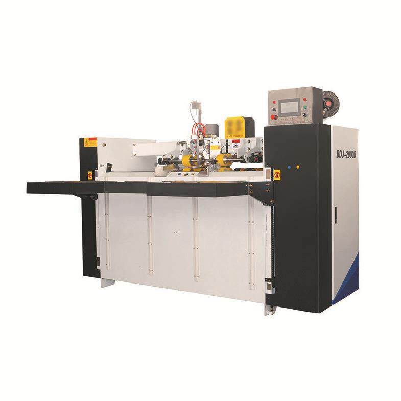 双伺服高速半自动钉箱机纸箱设备钉箱机工艺品瓦楞纸箱钉箱机