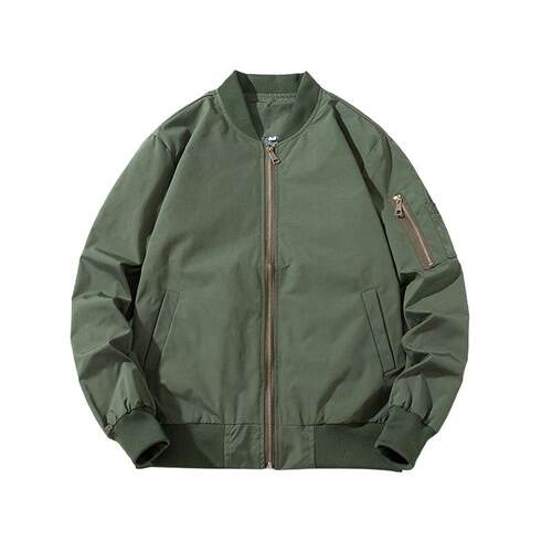 春秋季防风防水jacket定制logo男士潮款棒球服飞行夹克外套高级感