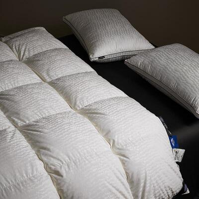 洛奢华7玛A级顶莫峰大朵雁驰鸭羽绒被代尔蚕丝面料白鸭绒被芯MLC