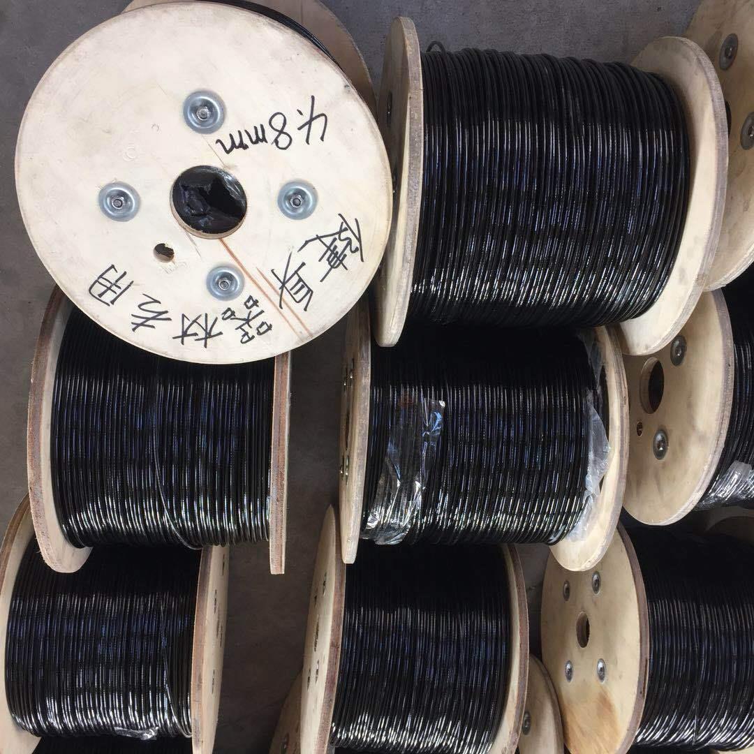 厂家销售健身器材用钢丝绳5MMPU包胶拉力绳柔力绳吊绳TPU塑料拉绳
