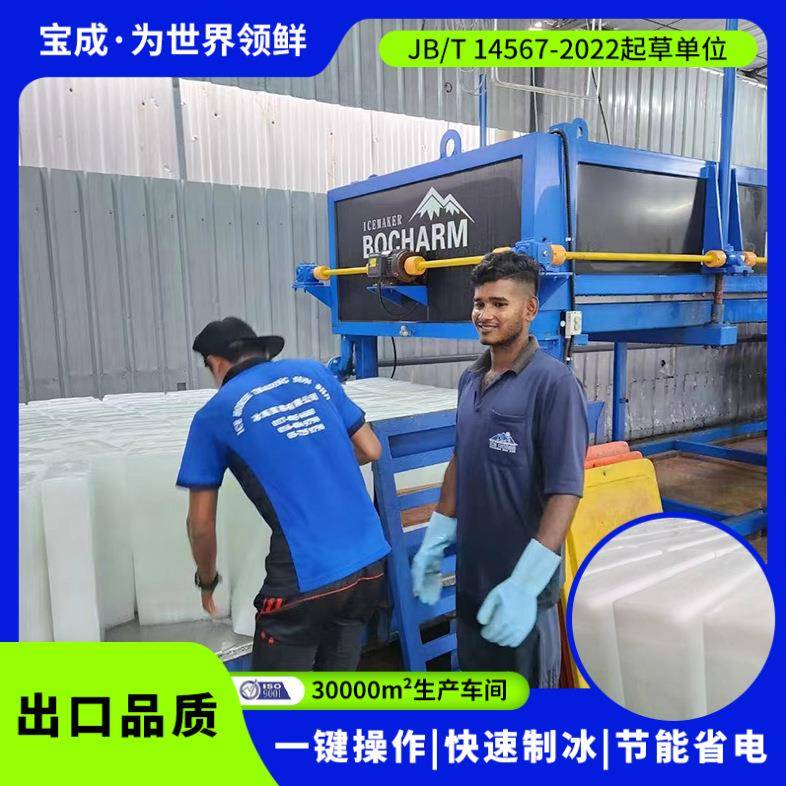宝成直冷块冰机1-300吨大型制冰机25kg50kg100kg冰块