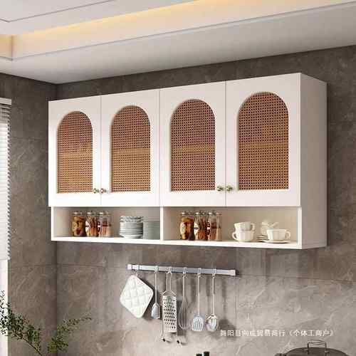 吊上柜客厅挂柜间卧室墙储物柜浴室生墙63415壁卫柜收纳厨房实木