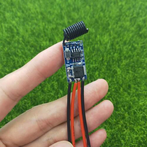 微型3V7控V56V至12V供电低功耗迷你1路无线遥开关火宝人控制.小灯