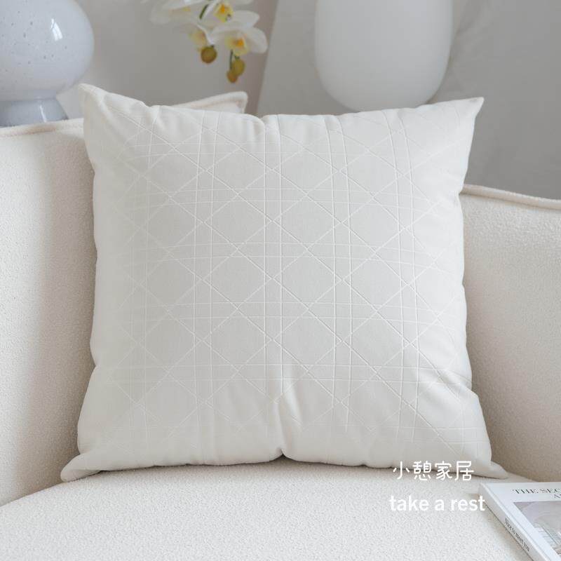 正品奶油法风燕麦式抱枕色客厅沙头发靠垫靠枕美式中古轻复古床靠