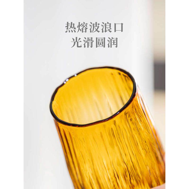 富贵竹专用花瓶摆件大号客厅高级感桌面插花雪柳马醉木落地摆设