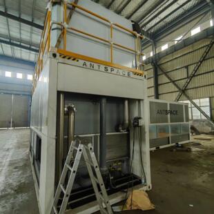 逆流冷却塔20T快速降温大型工业设备 闭式 液冷集装 箱一体式