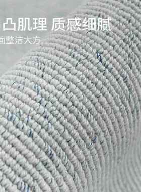 2025款新西兰羊毛蓝色地毯客厅法式轻奢极简风高级素色沙发茶几毯