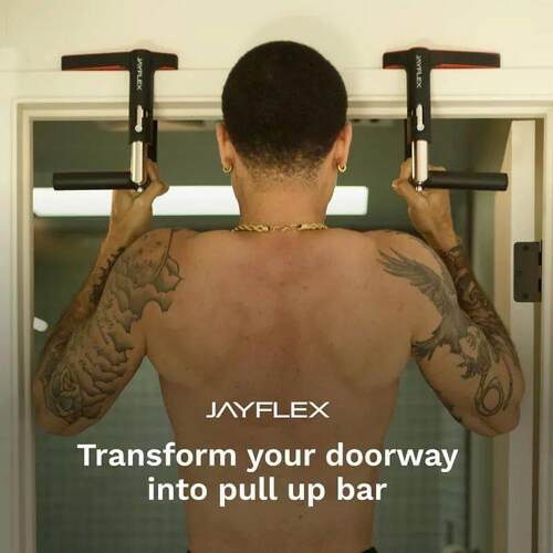 Jayflex CrossGrips Compact Pull Up Bar - Pull Up Bar Door Fr