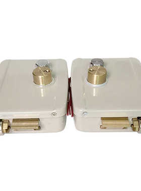 厂家批发 1073喷粉双头电控锁 楼宇锁 门禁刷卡锁 遥控锁智能