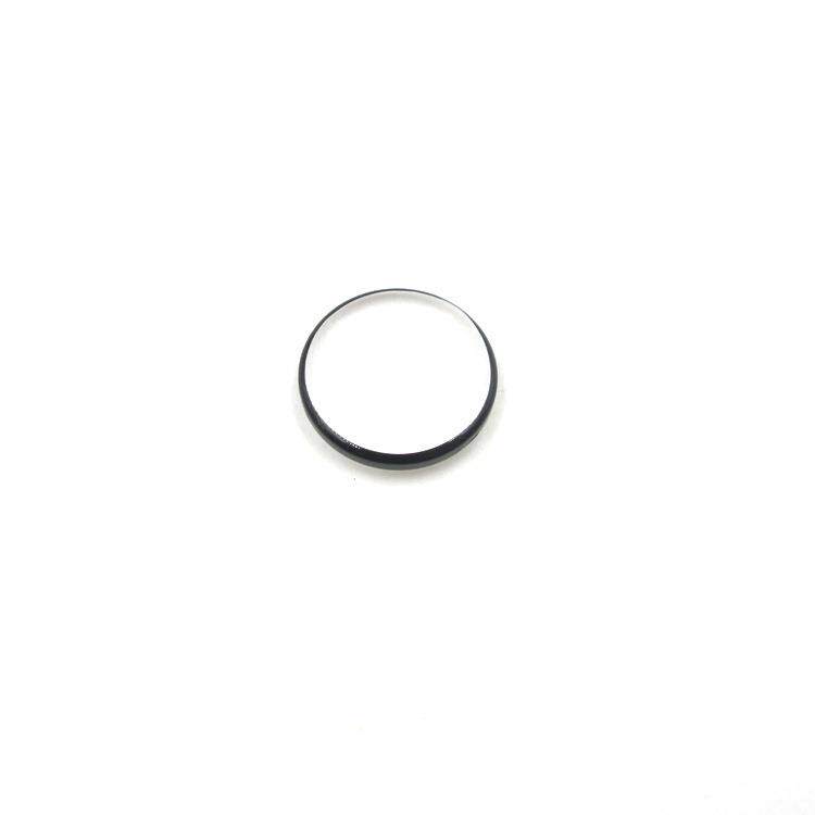 焦距25mmK9双凸透镜D16mm R1=17.63mm,R2=44.98mm边缘涂黑色漆