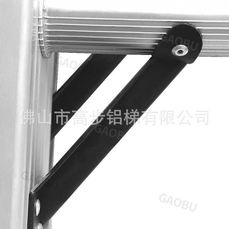 加厚型铝合金三联消防梯加厚防滑伸缩消防工程梯折叠升降带滑轮梯